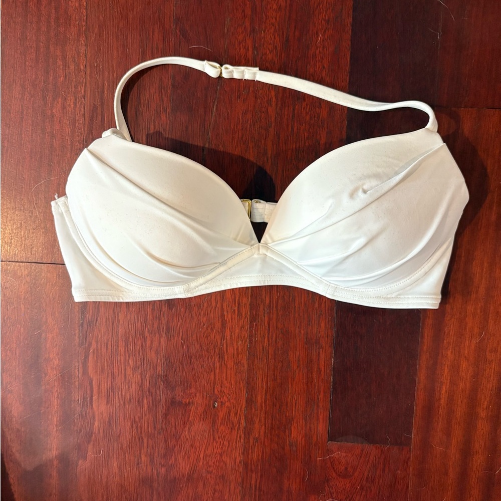 Victoria's Secret White Bikini Top